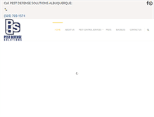 Tablet Screenshot of pestdefensesolutions.com